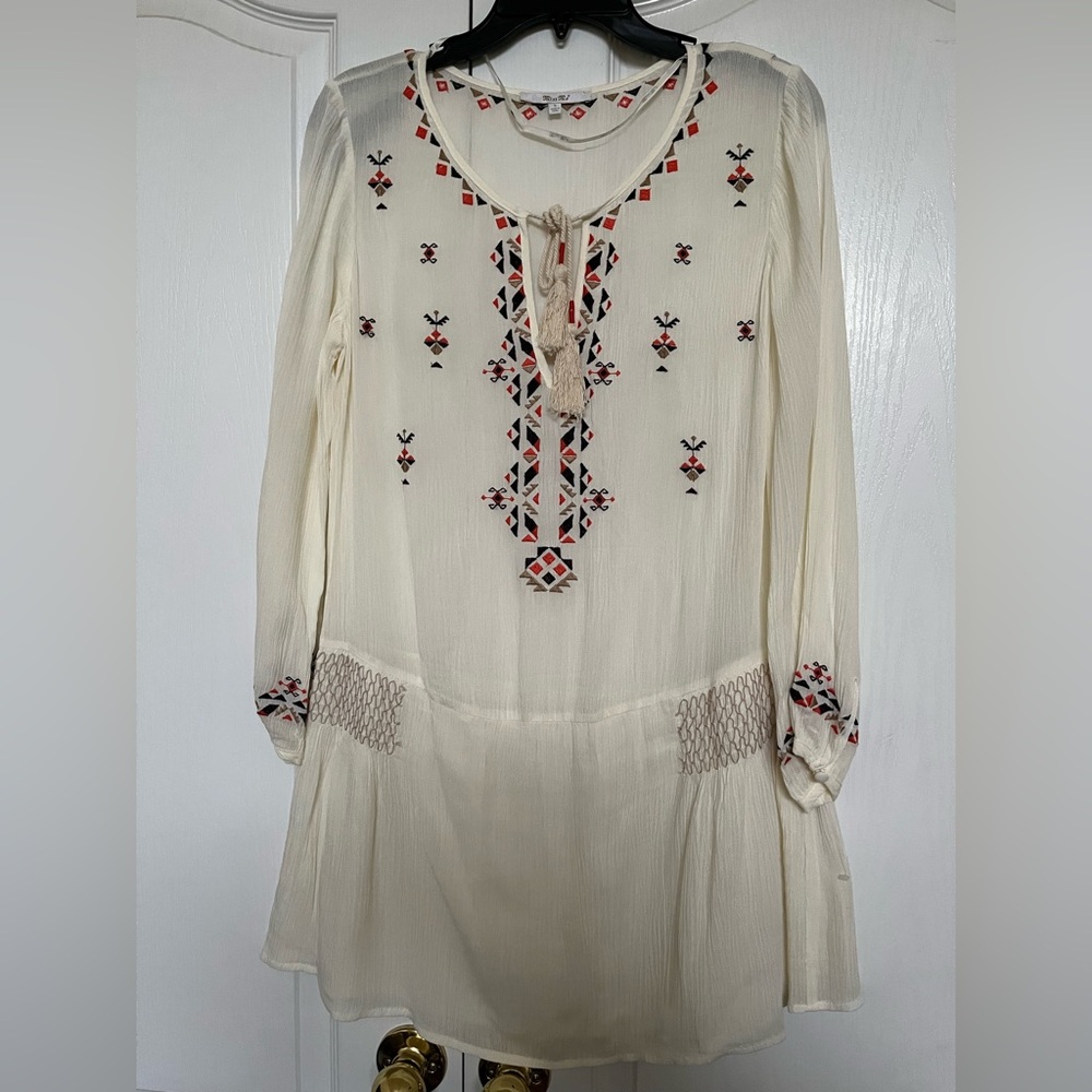 Miss Me Cream Embroidered Dress - Picture 4 of 8